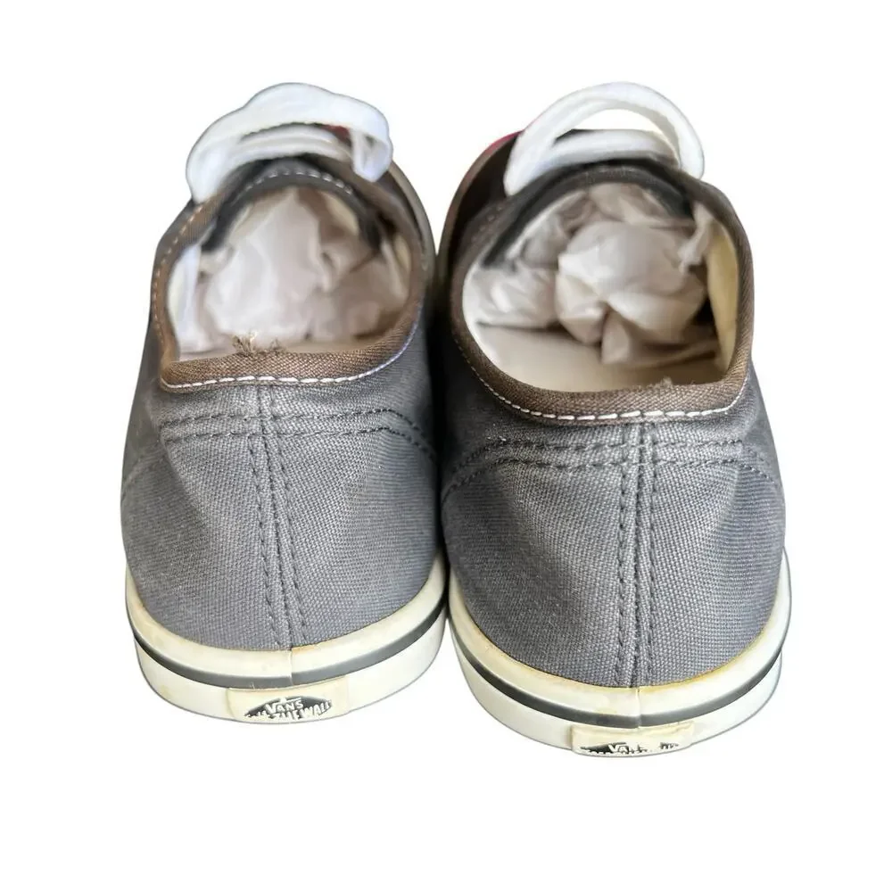 VANS two tone gray Old Skool SK8 Woman’s mock laceup slip on sneakers size 7.5